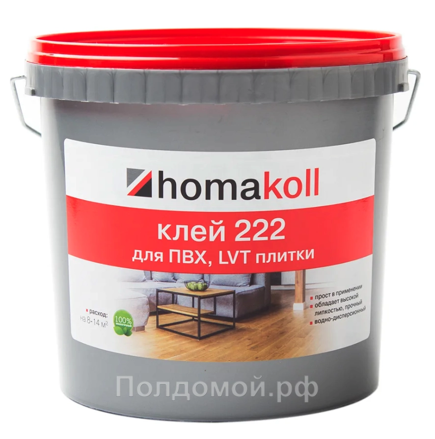 Морозостойкий клей для ПВХ Homakoll 222 12 кг